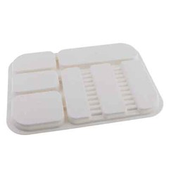 Dental Autoclavable Instrument 135°C Divided Plastic Set Up Trays Optional Type
