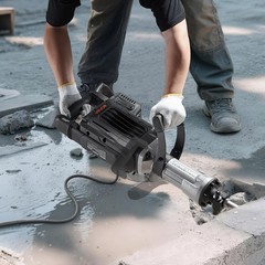 VEVOR Demolition Jack Hammer Electric Concrete Breaker 3000 W 1700 BPM a Chisel