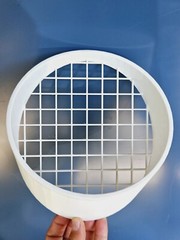 30 Deg Sloped Drain Pipe Mesh Screen to Fit on Outside of Pipe, Various Sizes