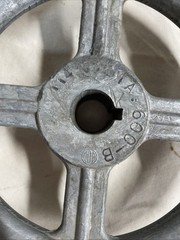 CDC Chicago Die Casting 600-B 6in OD 7/8in Bore 3/4in Pitch Steel Pulley