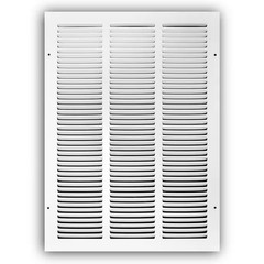 14 in. x 20 in. Steel Return Air Grille in White