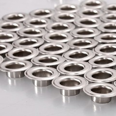 1000pcs #4 1/2″ Grommet Machine Grommets & Washers Banner Flag Nickel Eyelets