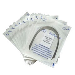 Dental Orthodontic Arch Wire Niti Super Elastic Round/Rectangular Natural Nature