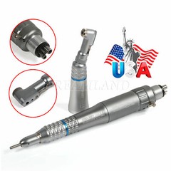 3* Dental Low Speed Air Motor E-Type Contra Angle Straight Handpiece NSK NMP