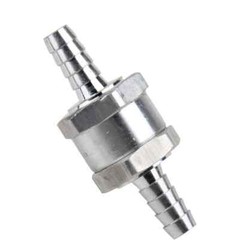 2 Pcs 8mm 5/16″ Fuel Non-Return One Way Check Valve Petrol Diesel Oil Aluminum