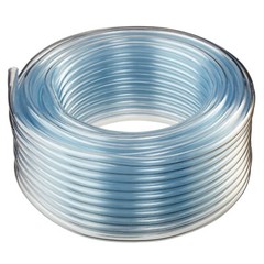 3/8″ ID x 1/2″ OD x 100 ft – Crystal Clear Flexible PVC Vinyl Tubing – BPA Free