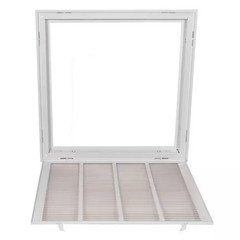 20 x 20 in. Steel Return Filter Grille – Wall or Ceiling Air Vent Cover
