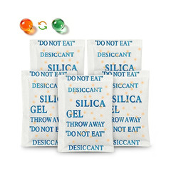 Silica Gel Packets, 50PCS 5 Gram Desiccant Packs for Storage, Premium