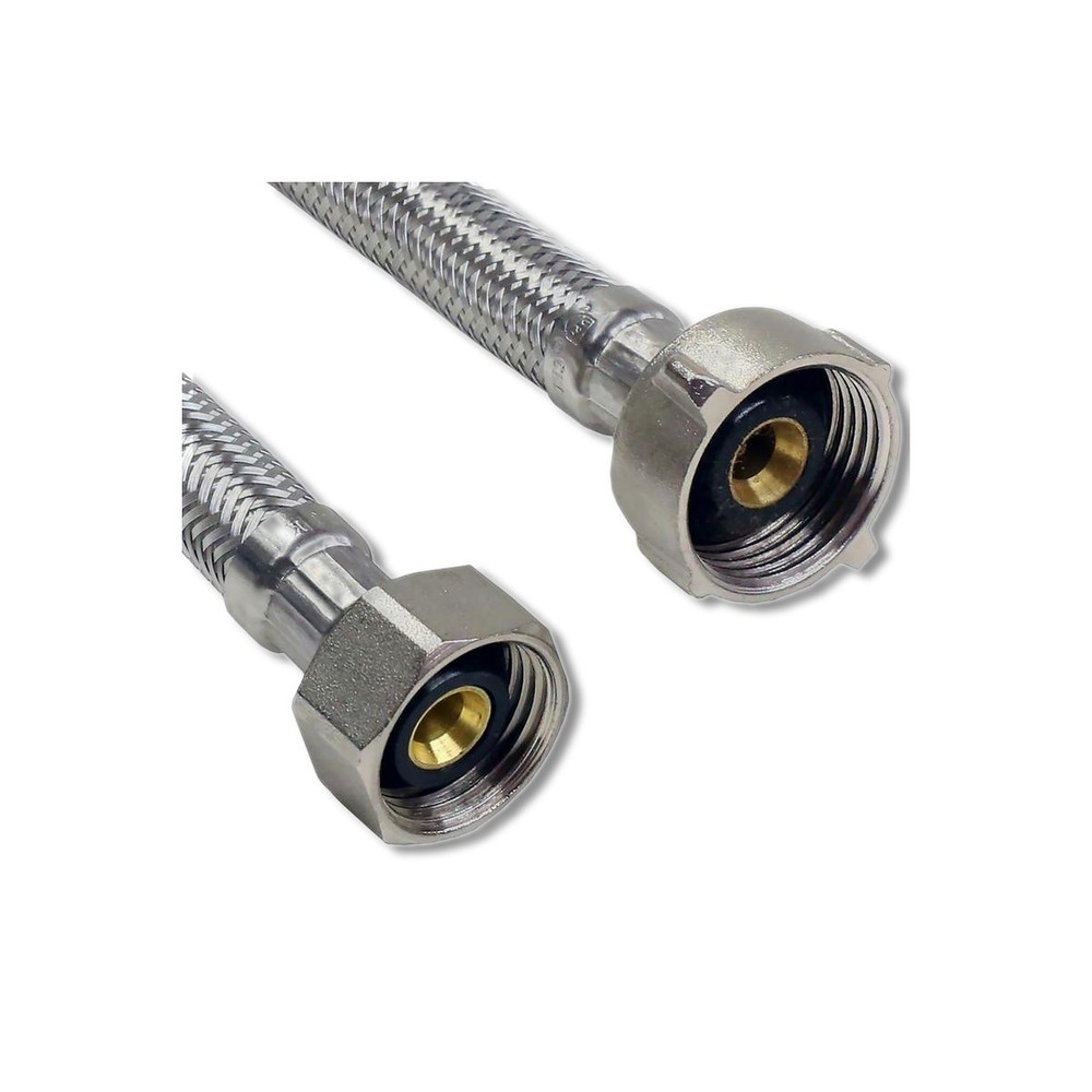 Lasco 1/2 in FIP X 7/8 12 in Braided Stainless Steel Toilet Supply Line 10-0813