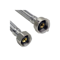 Lasco 1/2 in FIP X 7/8 12 in Braided Stainless Steel Toilet Supply Line 10-0813