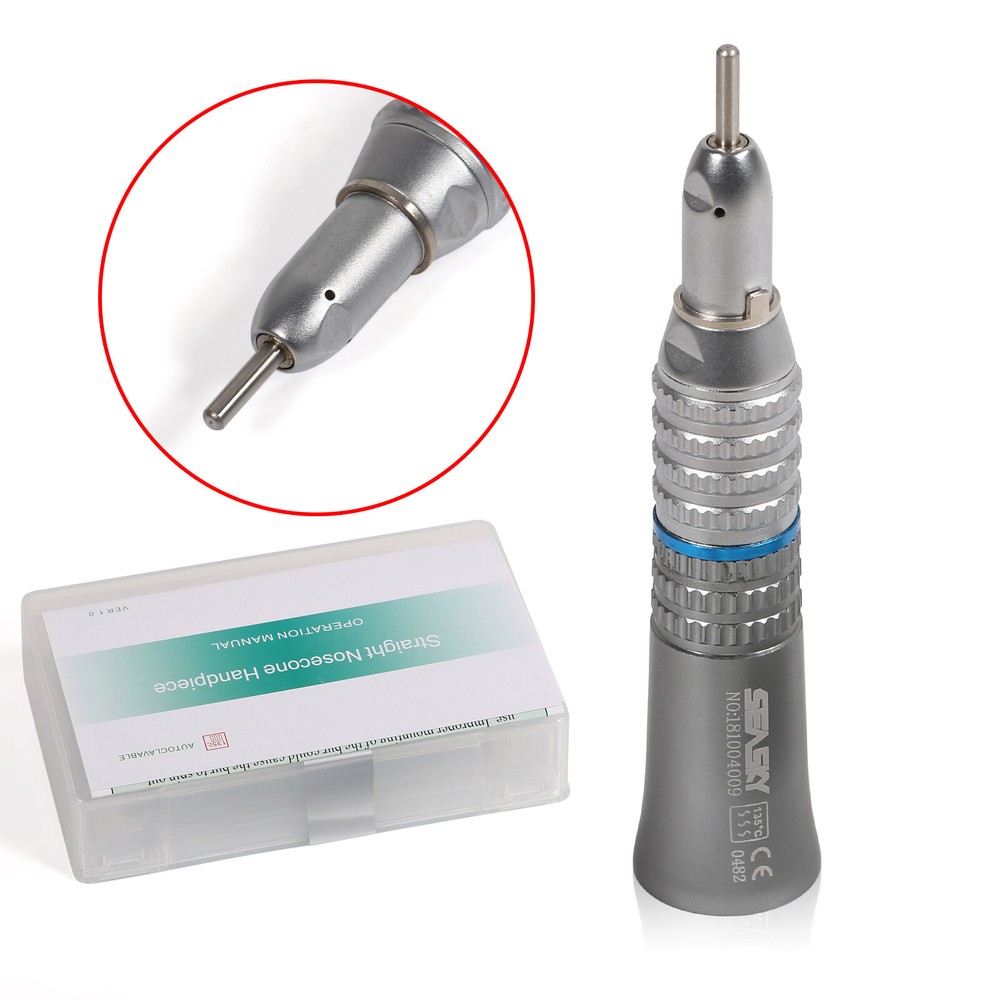 E-type Dental Straight Handpiece Slow Low Speed Nosecone Attachment NSK Style