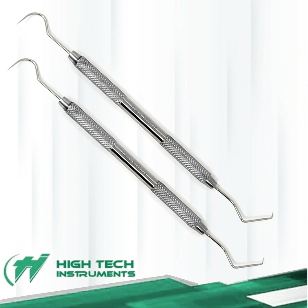 Dental Teeth Cleaning Dentist Scraper Pick Tool Calculus Plaque Floss Remover 2X