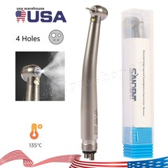 Dental Fiber Optic E-generator LED High Speed Handpiece Internal 3 Spray 4 Hole