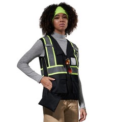 Xsmall high visibility vest with pockets