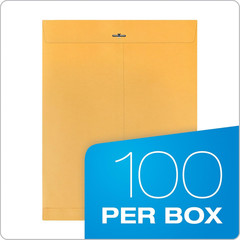12 x 15-1/2 Clasp Envelopes, Clasp and Gummed Closures, for Oversized Papers, Dr