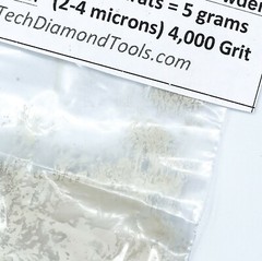 TechDiamondTools Diamond Powder 4,000 Grit 2-4 Microns, 25 cts = 5 Grams