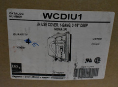 APPLETON EGS WCDIU1 SINGLE GANG WEATHERPROOF RECEPTACLE COVER 3-1/8″ DEEP