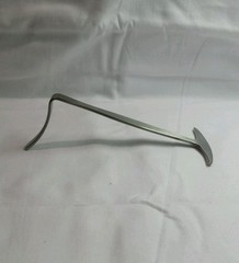 USED GRIESHABER Orthopedic Retractor Smillie Reverse Curve 5.5″L 2.25″x.5″ Blade