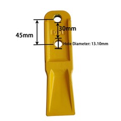 4Pcs Bucket Teeth For Mini Excavator Digger Skid Steer Loader Bucket Attachment
