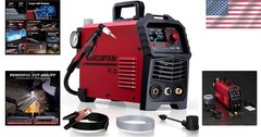 Professional-Grade Plasma Cutter: 1/2 Inch Clean Cuts & Smart Cooling System