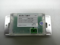 IR-TEC Low Voltage Momentary Push Button Switch 1-Button Decora White PBS-721-W