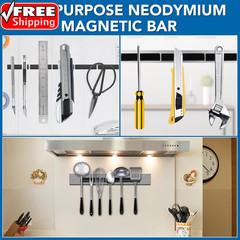 Strong Neodymium Black Magnets Bar, 12 Pack Powerful Rare Earth Magnets with Dou