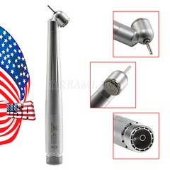 NSK Style Dental Surgical 45° Degree LED High Speed Handpiece Turbine 2/4Holes