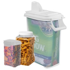 Buddeez Pet Food Storage Solution Set Of 3 – 32Qt 4Qt 2Qt Bpa-Free Containers