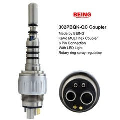 BEING Dental 45 Degree Surgical Handpiece High Speed Kavo NSK Coupler 4 6 Hole