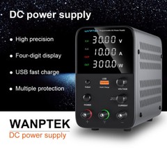 Adjustable DC 0~30 60V 120V 160V 0~10A Lab Variable Bench Power Supply Precision