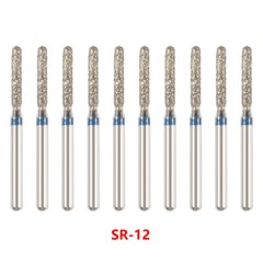 50pcs Dent Diamond Burs SR-12 FG 1.60 mm For High Speed Handpiece