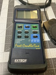 Extech 407026 Foot Candle/Lux Heavy Duty Light Meter