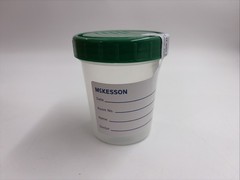 McKesson Specimen Container Sterile Inside Only Screw Cap 100 Ct
