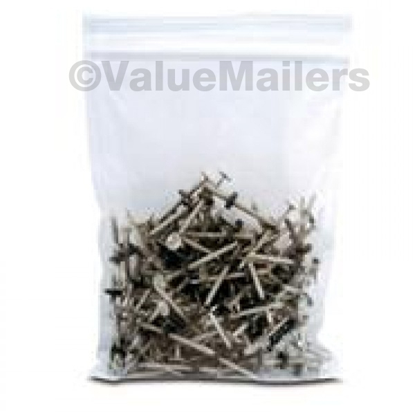 1000 3×4 Clear Plastic Zipper Poly Locking Reclosable Bags 2 MiL