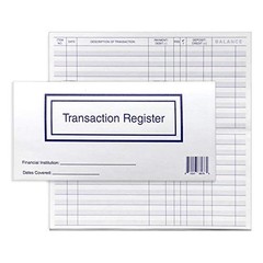 Pack of 10, 2025-2026-2027 Checkbook Registers for Personal Checkbook Ledgers