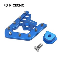 Foot Brake Pedal Lever Peg Pad Extender Compatible with Yamaha Raptor 700 Blue