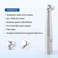 Dent 45° Surgical Fiber Optic LED Handpiece Turbina For KAV MULTIflex Coupler