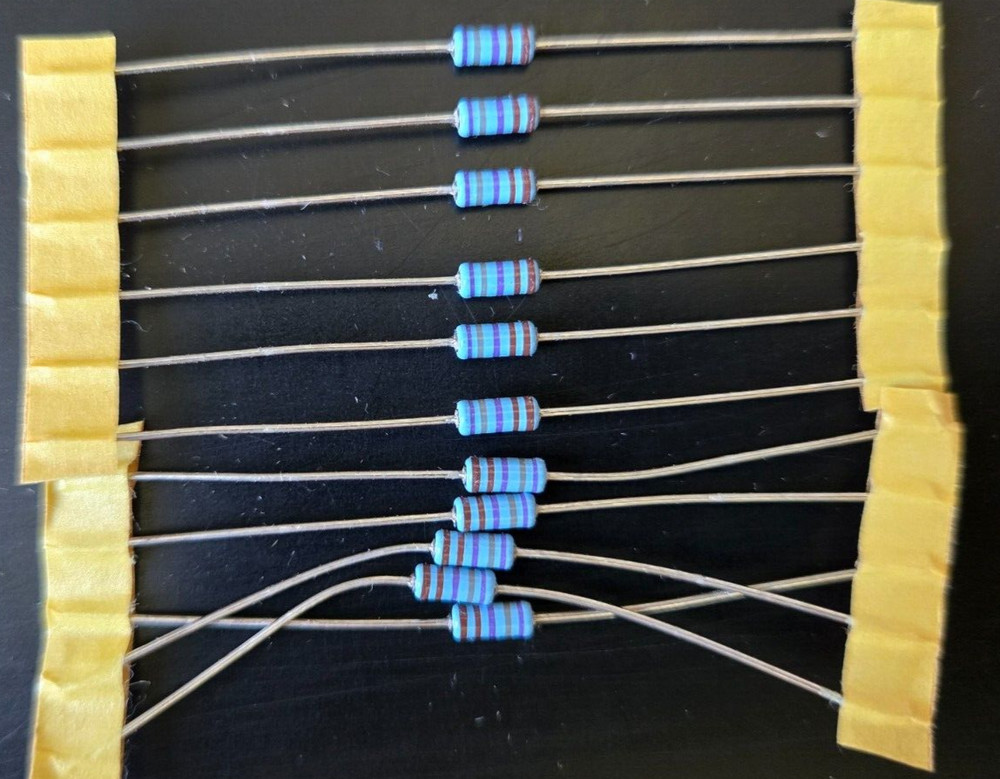 11pcs 7.87k ohm 1/4W 1% Metal Film Precision Resistors ~ NEW ~