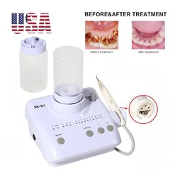 SK-D1 Dental Ultrasonic Piezo Scaler Unit w/2*Bottles 5*Tips For DTE SATELEC UPS