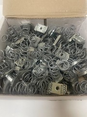 100 Count – Unistrut Strut Channel Nut w/ Spring 1/4″-20 Electro-Galvanized