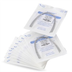 AZDENT Dental Super Elastic Round Arch Wires Niti/Stainless Steel Ovoid /Natural