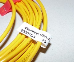 NEW DIAMOND 292-292-120L005 FIBER OPTIC PATCH ASSEMBLY 2X UNIV ALB-S8.66 5M 15FT