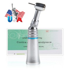 NSK Style Dental Low Speed Handpiece Push Button Contra Angle Fit FG1.6MM Burs
