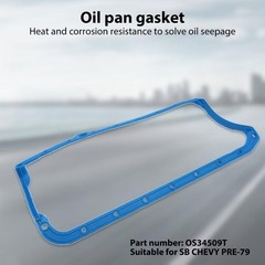 New 1 Piece Oil Pan Gasket for 1955-1979 sb Chevy 400 350 327 283 265