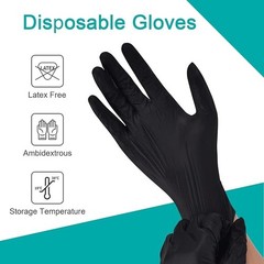 Schneider Vinyl Synthetic Exam Gloves, 4 Mil, Latex Free Disposable Gloves for M