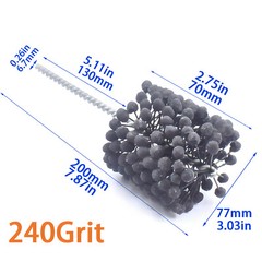 3in 77mm Engine Cylinder Flexible Hone Brush Bore Ball Polishing Tool 240 Grit