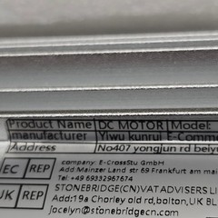 Kunray BY1020 MY1020D Brushless DC Motor 48V 2000W 4300RPM 42A Electric Scooter