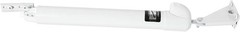 White Door Closer with Hold Open Feature – Easy Installation