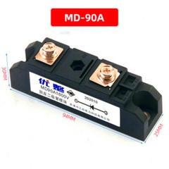 MD25A/55A/70A/90A/100A/110A/160A/200A/250A/300A 1600V Anti-Reverse Diode Module