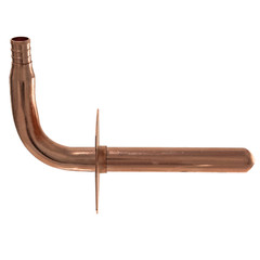 25 Pcs XFITTING Stub Out Elbow w/ Ear, 3-1/2″ x 6″, Copper, 1/2″ PEX